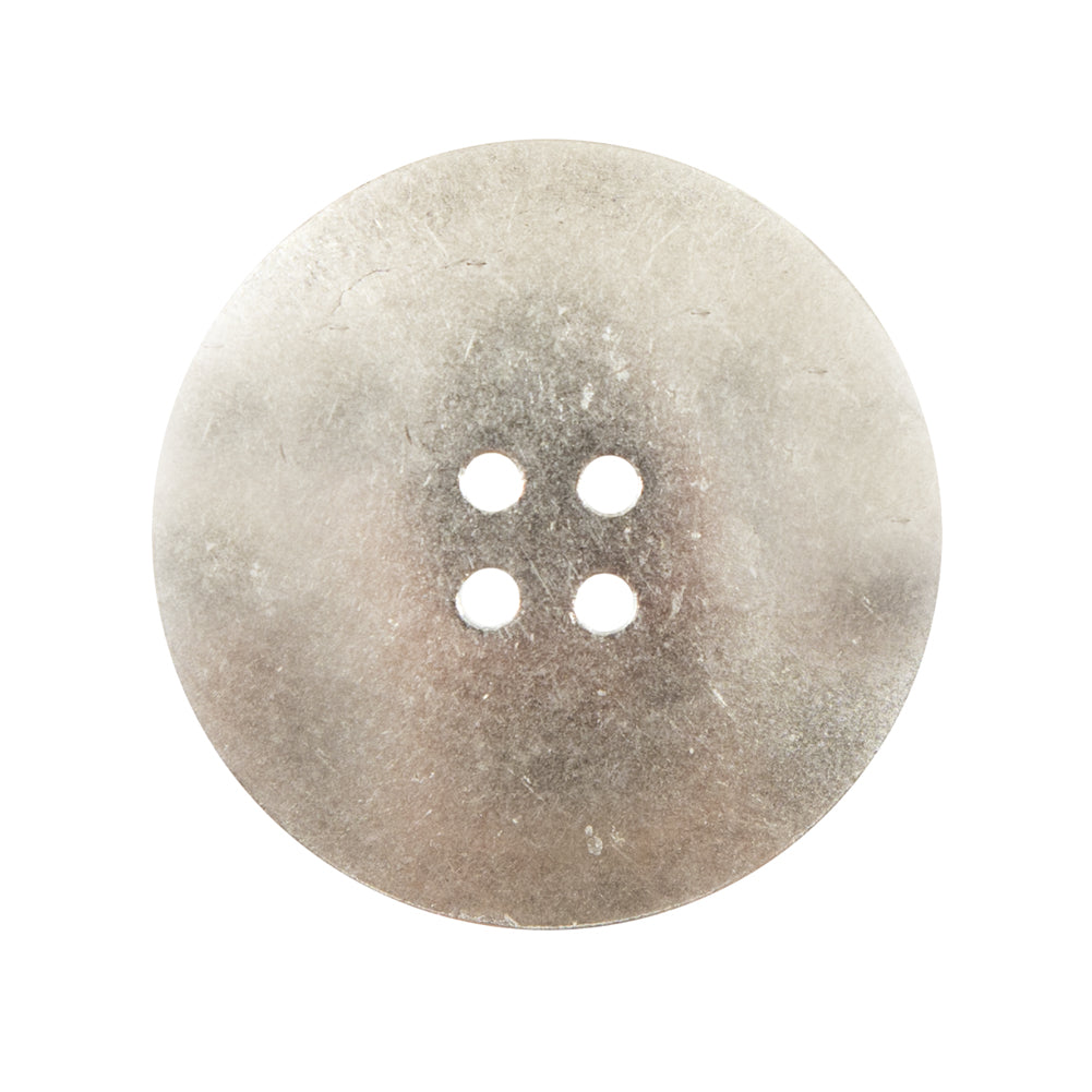 Italian Silver Spider Web Metal Button - 44L/28mm - Detail Italian Silver Spider Web Metal Button - 44L/28mm - Detail