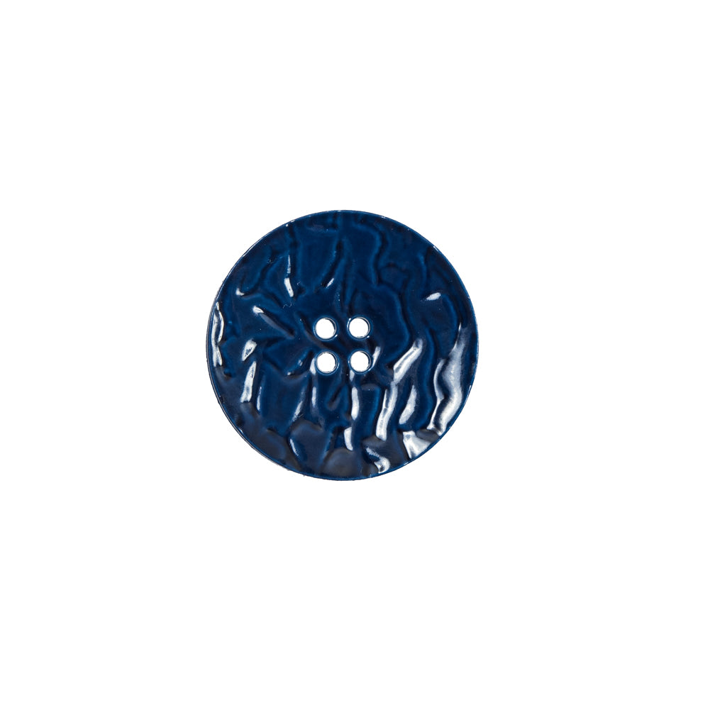 Italian Navy Textured Button - 24L/15mm Italian Navy Textured Button - 24L/15mm