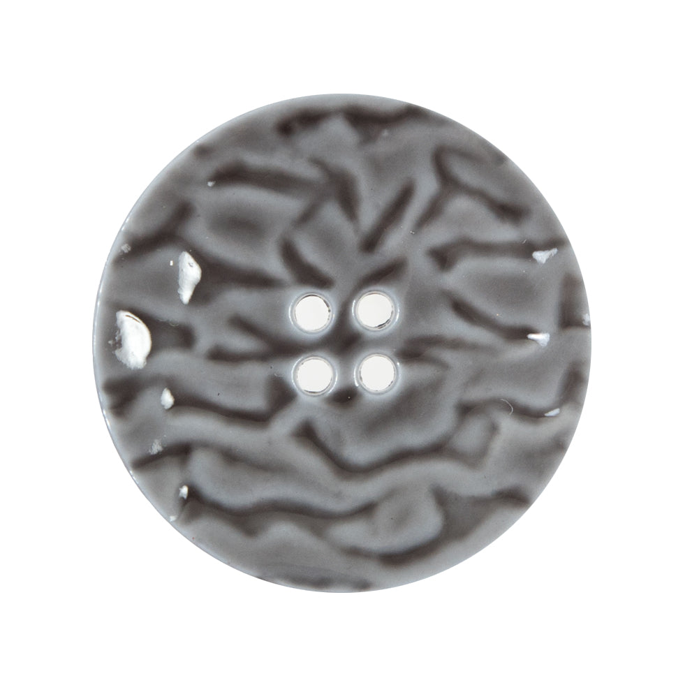 Italian Gray Textured Button - 44L/28mm Italian Gray Textured Button - 44L/28mm