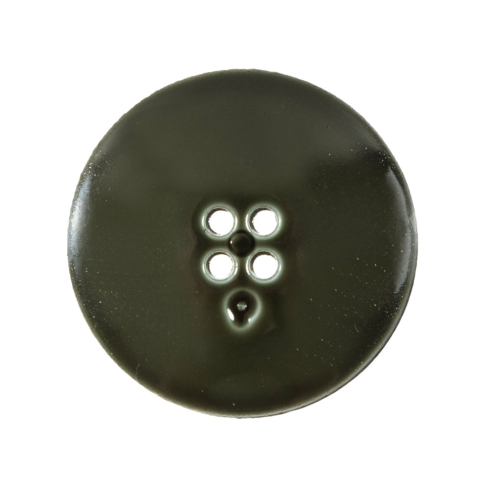 Italian Olivine Green Textured Button - 44L/28mm - Detail Italian Olivine Green Textured Button - 44L/28mm - Detail