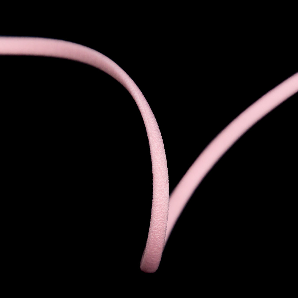 Italian Light Pink Elastic Drawstring - 0.125 - Detail Italian Light Pink Elastic Drawstring - 0.125 - Detail