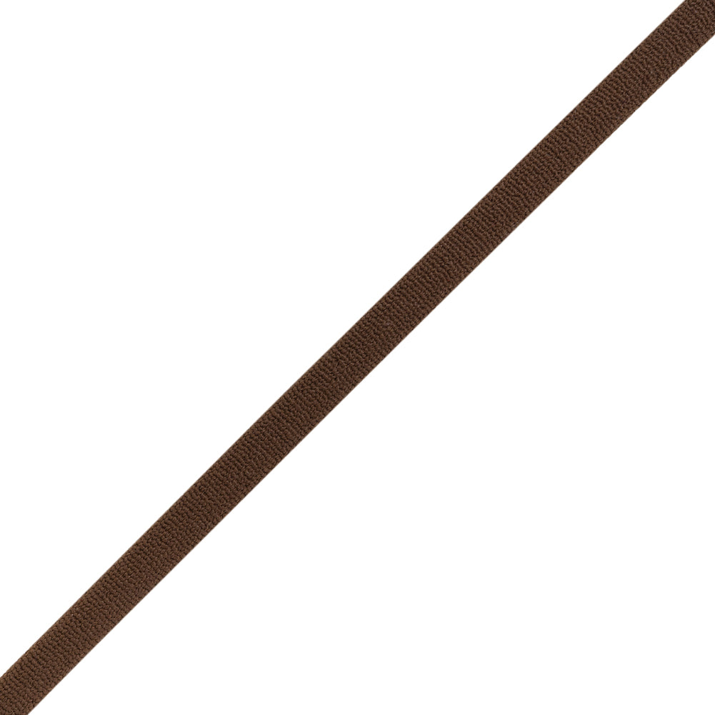 Tubular Elastic Drawstring Cord Made in Italy - 5mm - Brown Tubular Elastic Drawstring Cord Made in Italy - 5mm - Brown