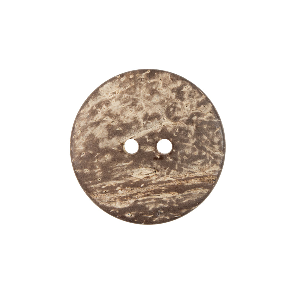 Italian Gold Carved Coconut Button - 36L/23mm Detail Italian Gold Carved Coconut Button - 36L/23mm Detail
