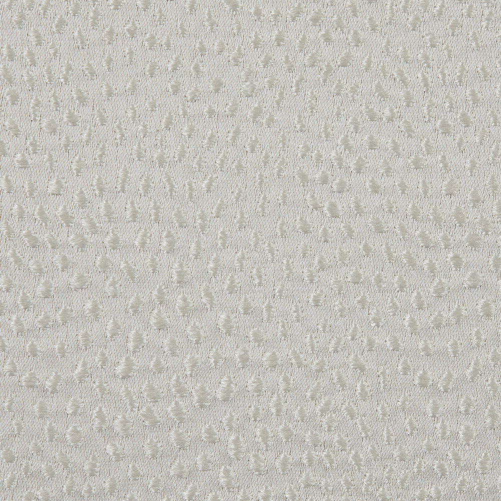 Ivory Textured Dots Polyester Woven - Detail Ivory Textured Dots Polyester Woven - Detail
