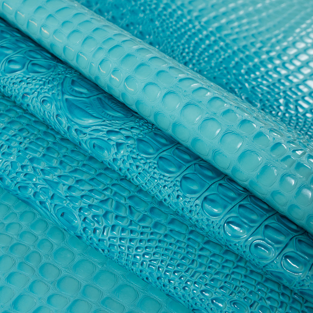 Blue Curacao Crocodile Vinyl - Folded Blue Curacao Crocodile Vinyl - Folded