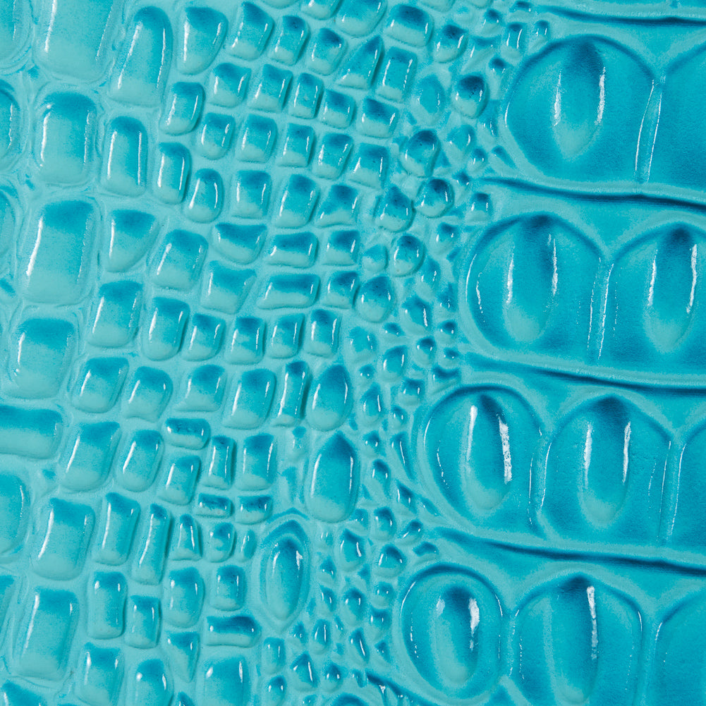 Blue Curacao Crocodile Vinyl - Detail Blue Curacao Crocodile Vinyl - Detail