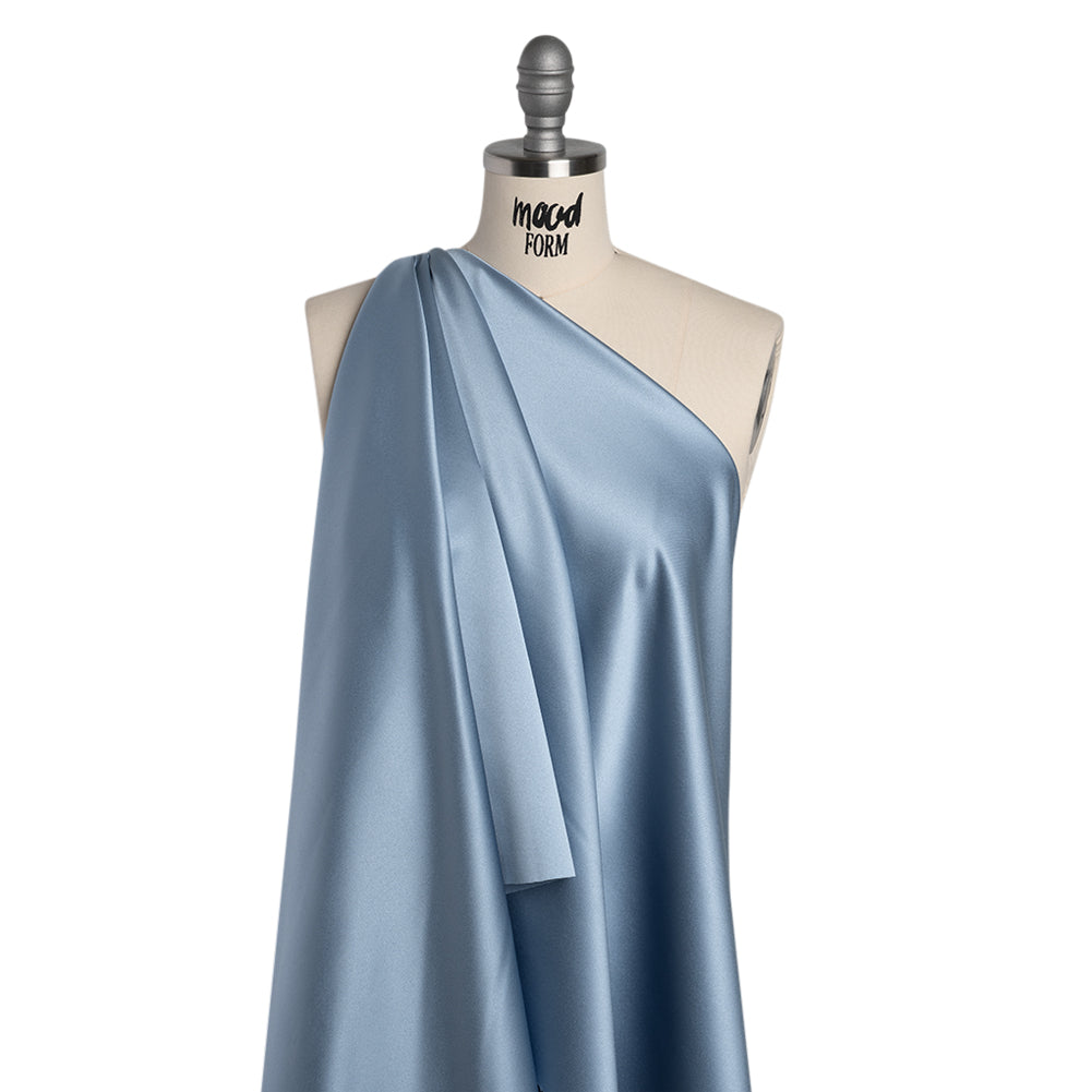 Polyester Satin - Desert Blue - Reverie Collection Polyester Satin - Desert Blue - Reverie Collection