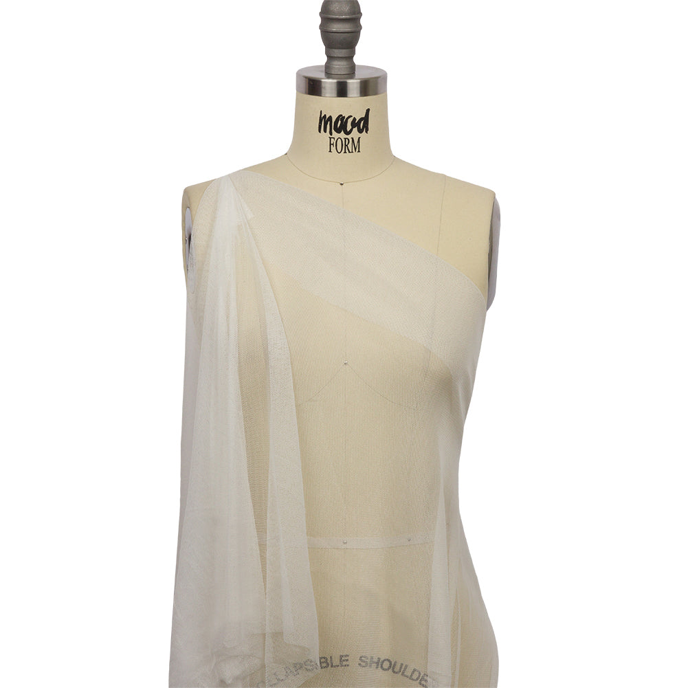 White Silk Tulle - Detail White Silk Tulle - Detail
