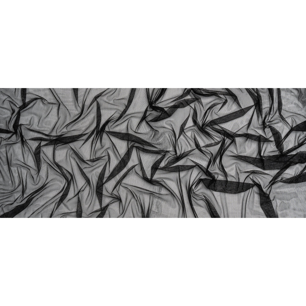 Silk Tulle - Black Full Silk Tulle - Black Full
