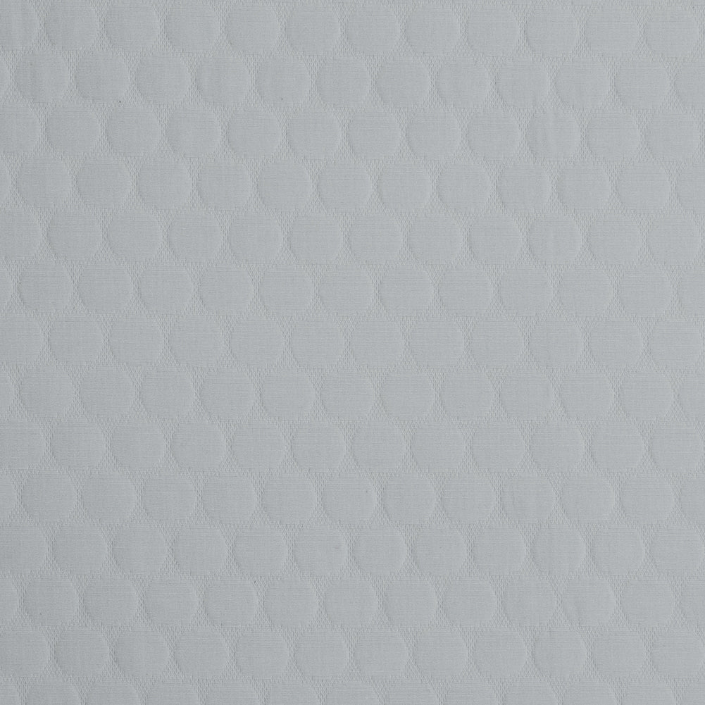 White Circular Quilted Upholstery Woven White Circular Quilted Upholstery Woven