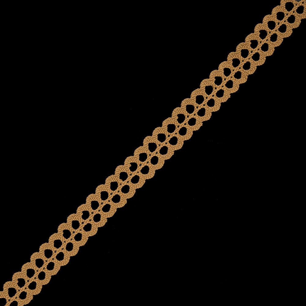 Gold European Crochet Trim - 0.75 Gold European Crochet Trim - 0.75