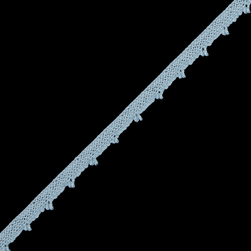 Sky Blue European Crochet Trim - 0.25" Detail Sky Blue European Crochet Trim - 0.25" Detail