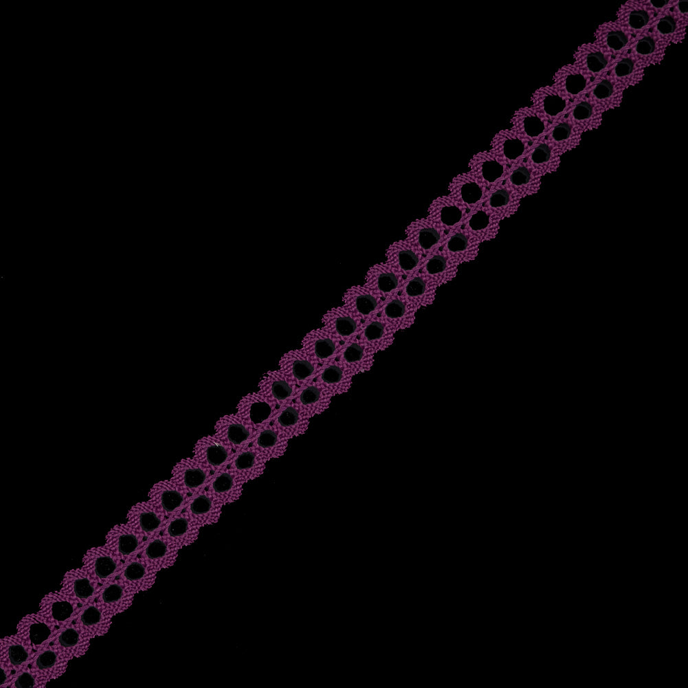Magenta European Crochet Trim - 0.75 Magenta European Crochet Trim - 0.75