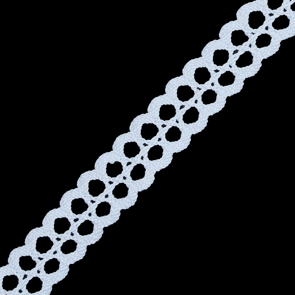 White European Crochet Trim - 0.75 - Detail White European Crochet Trim - 0.75 - Detail