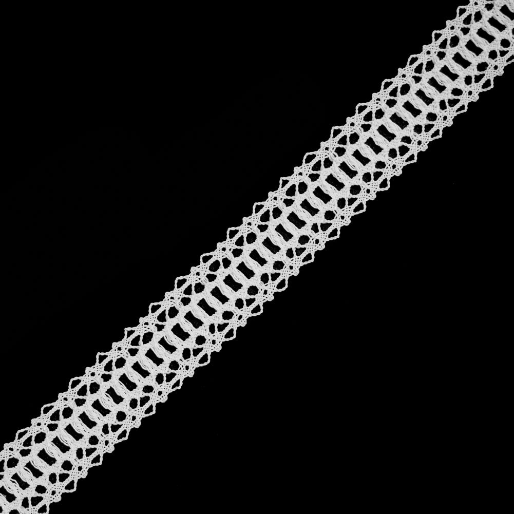 White European Crochet Trim - 1.25 White European Crochet Trim - 1.25