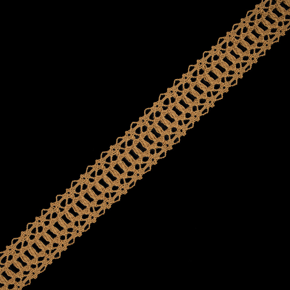 Gold European Crochet Trim - 1.25" Gold European Crochet Trim - 1.25"
