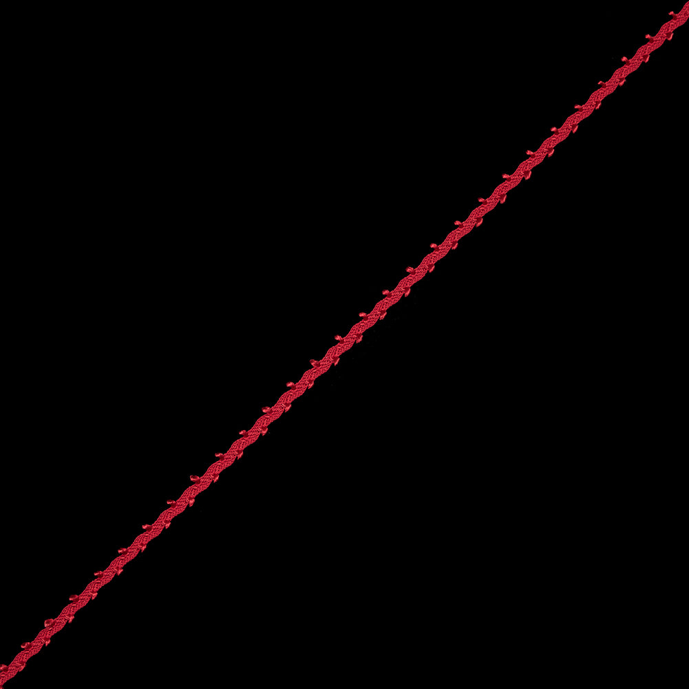 Red European Crochet Trim - 0.25 Red European Crochet Trim - 0.25