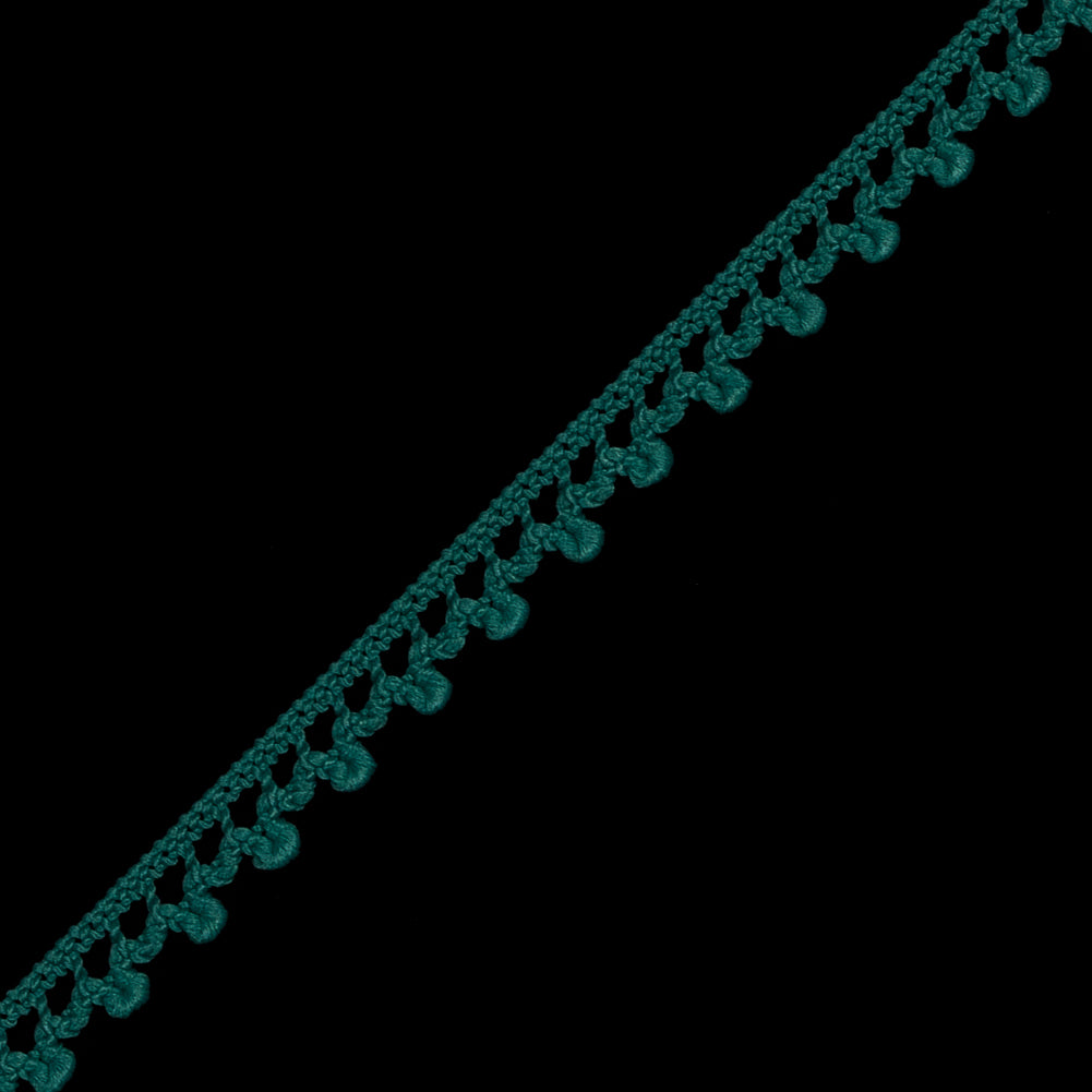Kelly Green European Crochet Trim - 0.25 - Detail Kelly Green European Crochet Trim - 0.25 - Detail