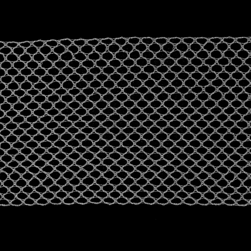 Metallic Silver European Netting - 5 - Detail Metallic Silver European Netting - 5 - Detail
