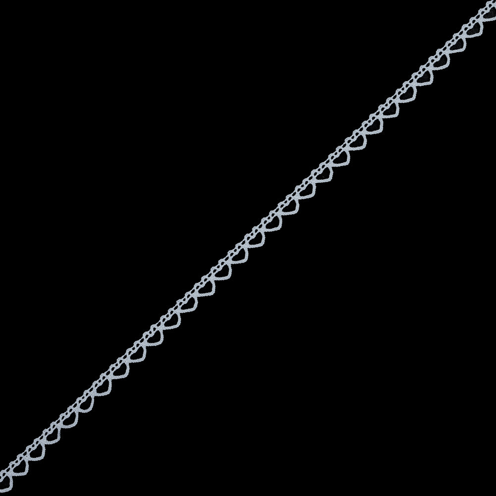 White European Cotton Crochet Trim - 0.375 White European Cotton Crochet Trim - 0.375