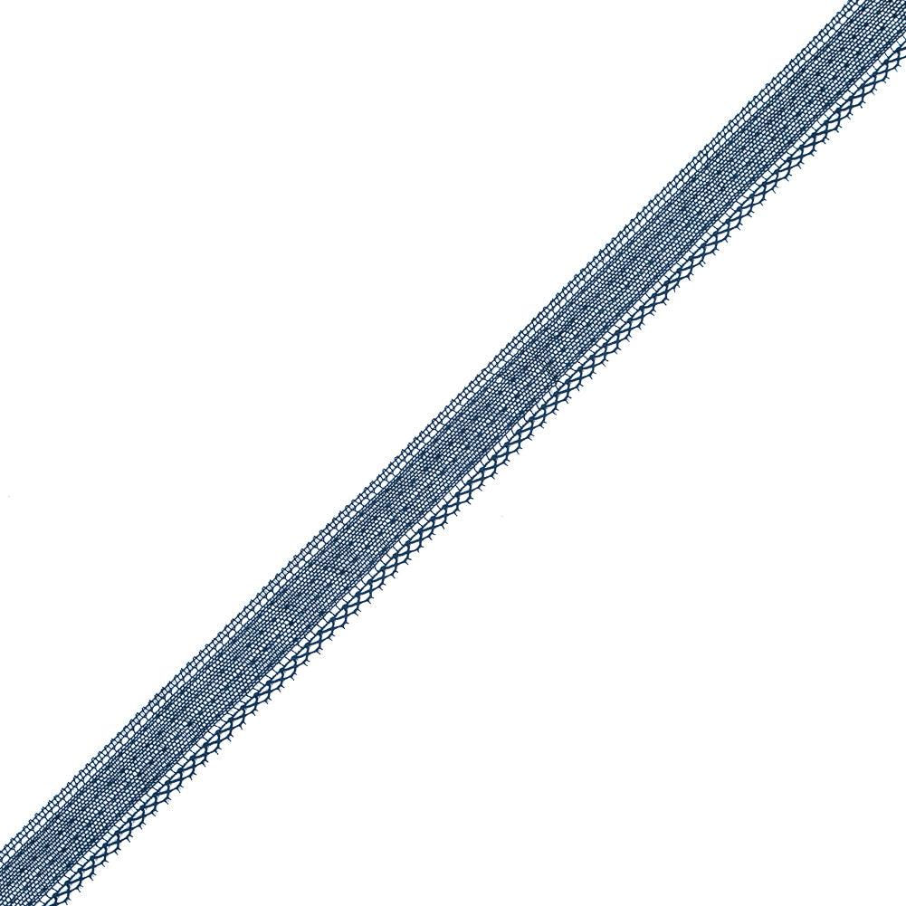 Navy European Crochet Lace Trim - 1 Navy European Crochet Lace Trim - 1