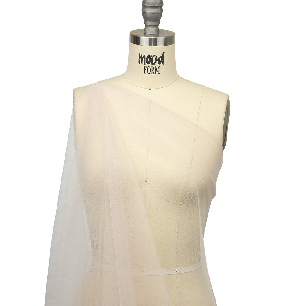 Soft Nylon Tulle - Light Petal Pink - Leonardo Collection Detail Soft Nylon Tulle - Light Petal Pink - Leonardo Collection Detail