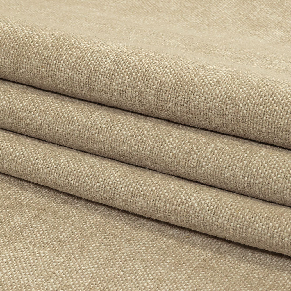 Flax Rustic Cotton and Linen Woven - Folded Flax Rustic Cotton and Linen Woven - Folded