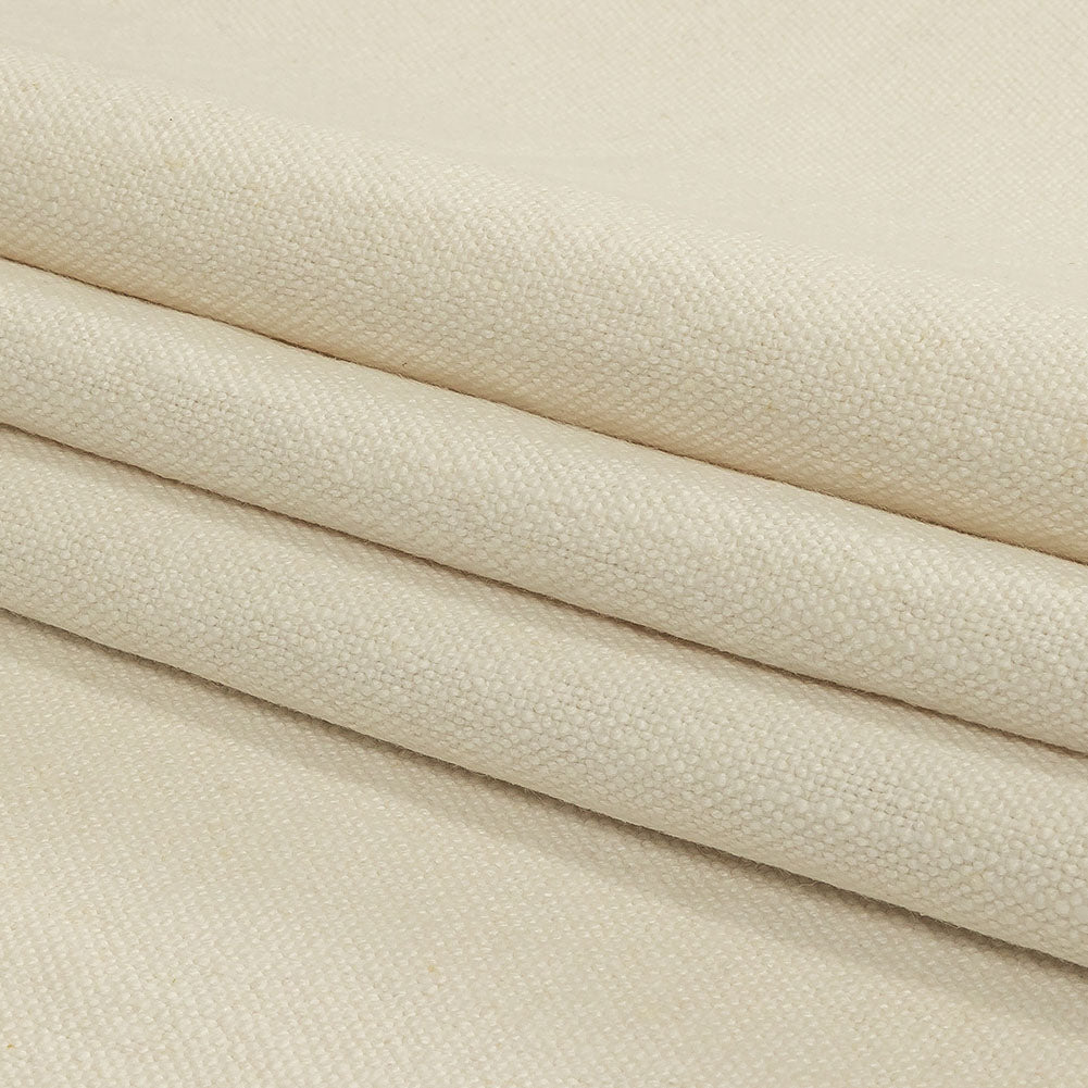 Coconut Rustic Cotton and Linen Woven - Folded Coconut Rustic Cotton and Linen Woven - Folded