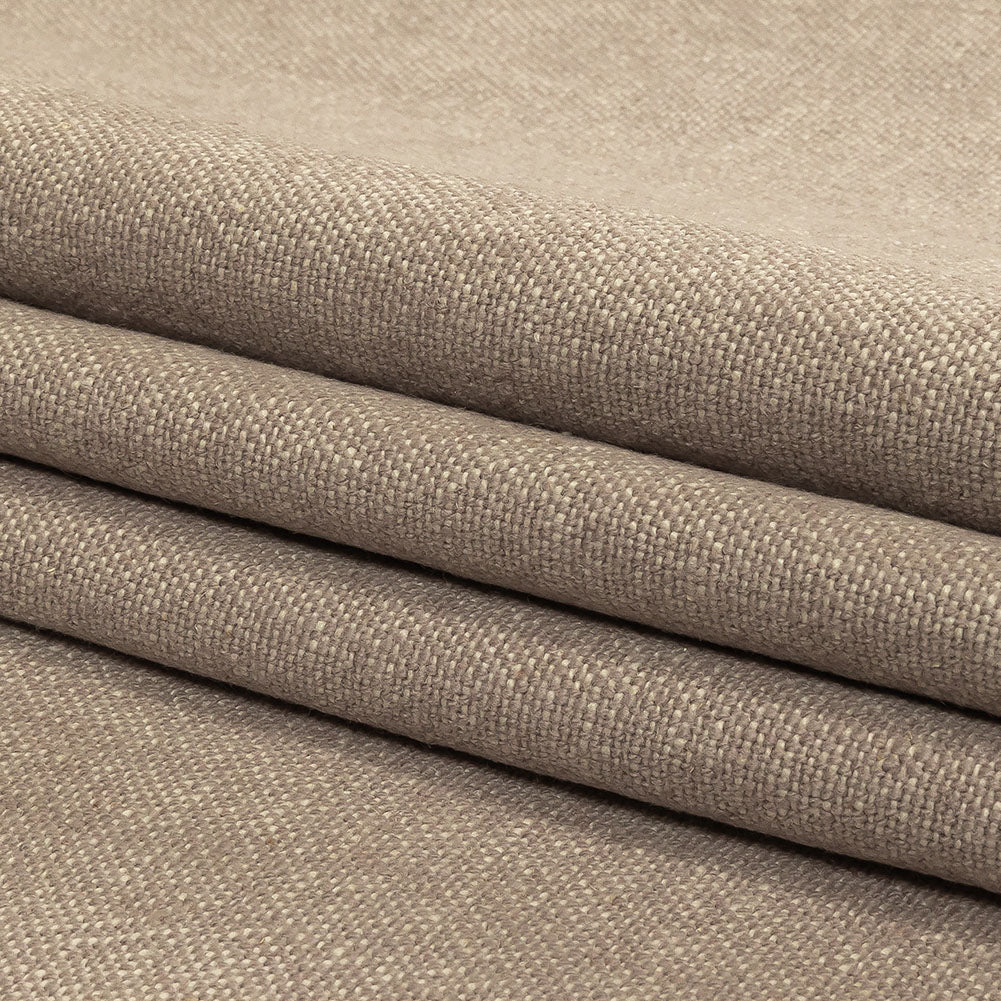 Pewter Rustic Cotton and Linen Woven Folded Pewter Rustic Cotton and Linen Woven Folded