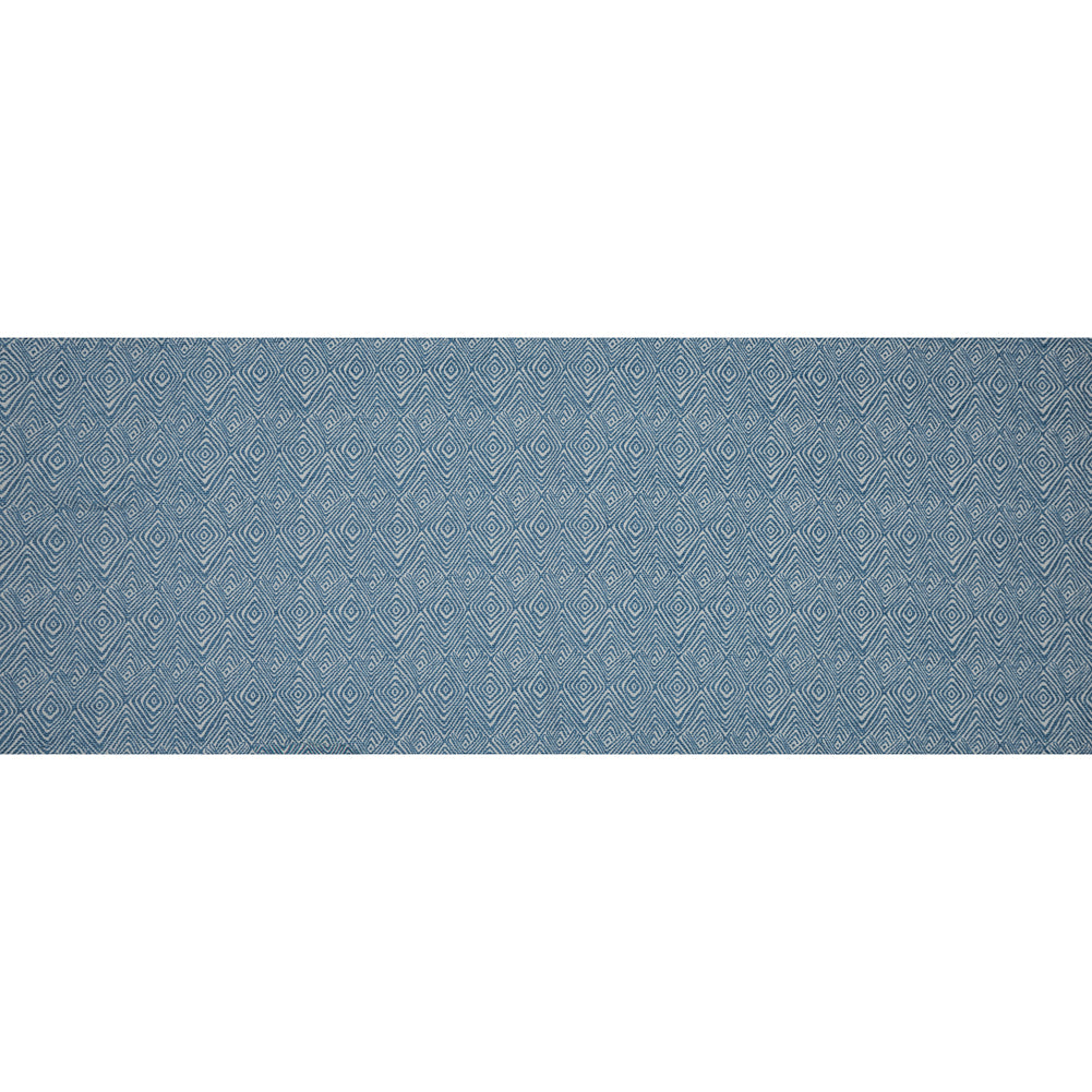 Blue Jay Diamond Patterned Upholstery Chenille - Full Blue Jay Diamond Patterned Upholstery Chenille - Full