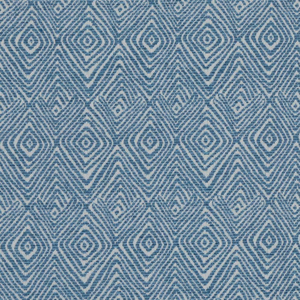 Blue Jay Diamond Patterned Upholstery Chenille Blue Jay Diamond Patterned Upholstery Chenille