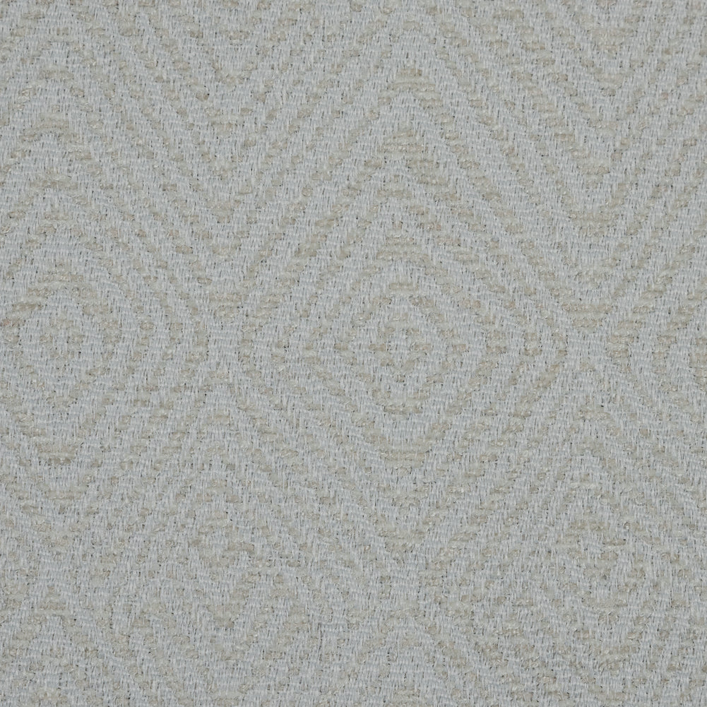 Ivory Diamond Patterned Upholstery Chenille - Detail Ivory Diamond Patterned Upholstery Chenille - Detail