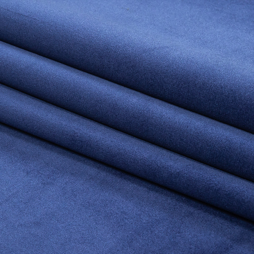 Sodalite Blue Creamy Polyester Velvet Folded Sodalite Blue Creamy Polyester Velvet Folded
