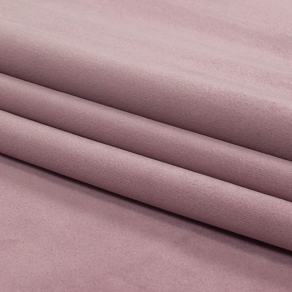 Victorian Mauve Creamy Polyester Velvet - Folded Victorian Mauve Creamy Polyester Velvet - Folded