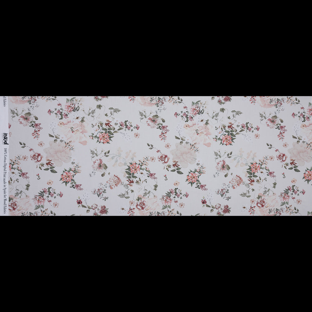 Mood Exclusive Flores de las Montanas Ivory Cotton Poplin - Folded Mood Exclusive Flores de las Montanas Ivory Cotton Poplin - Folded