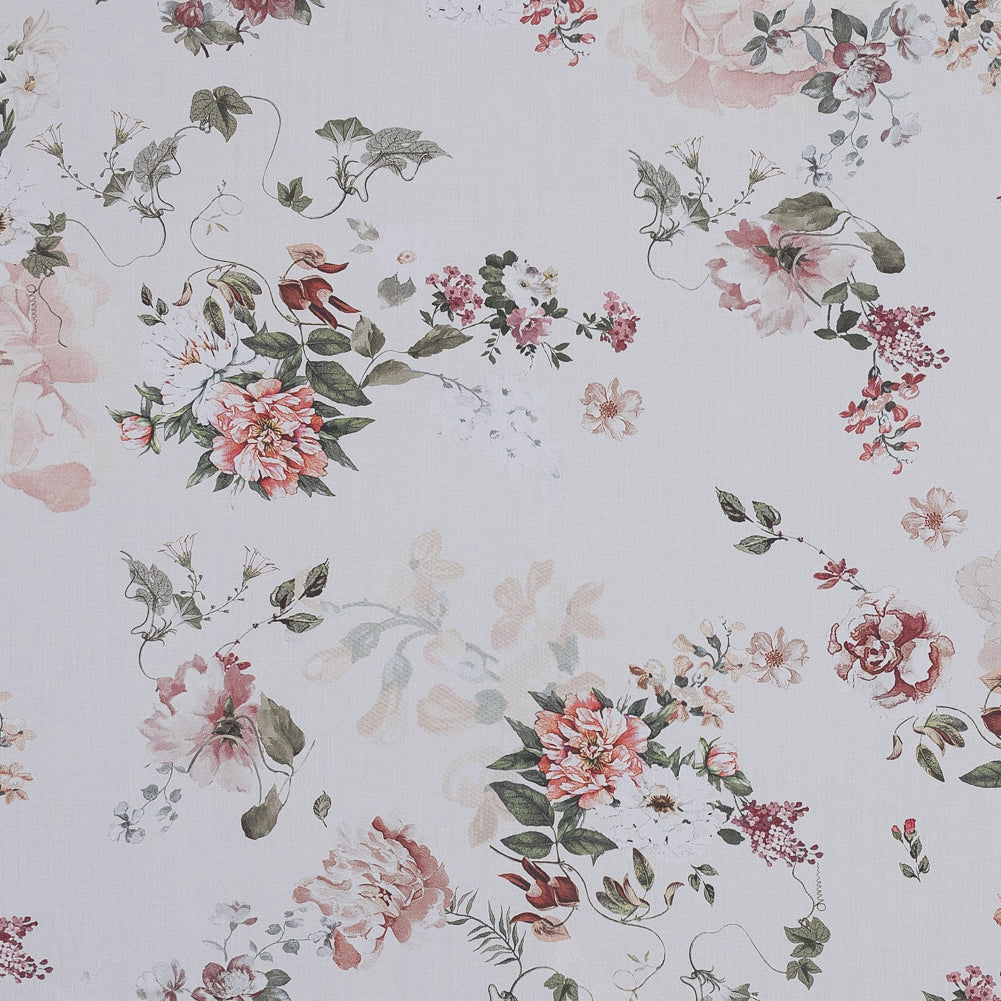 Mood Exclusive Flores de las Montanas Ivory Cotton Poplin Mood Exclusive Flores de las Montanas Ivory Cotton Poplin