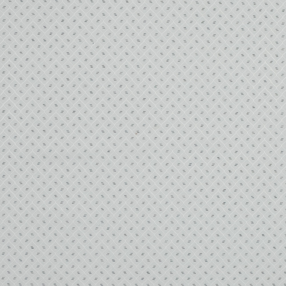 White and Gray Diamond Patterned Jacquard White and Gray Diamond Patterned Jacquard