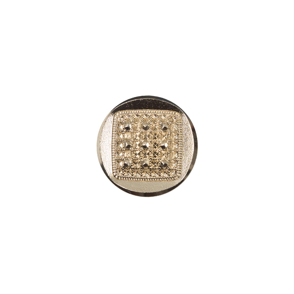 Italian Gold Shank Back Plastic Button - 20L/12.5mm Italian Gold Shank Back Plastic Button - 20L/12.5mm
