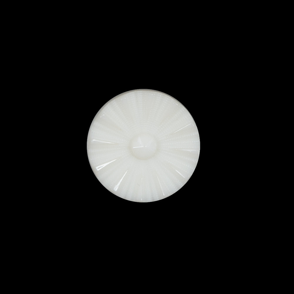 Italian Ivory Floral Nylon Button - 24L/15mm Italian Ivory Floral Nylon Button - 24L/15mm