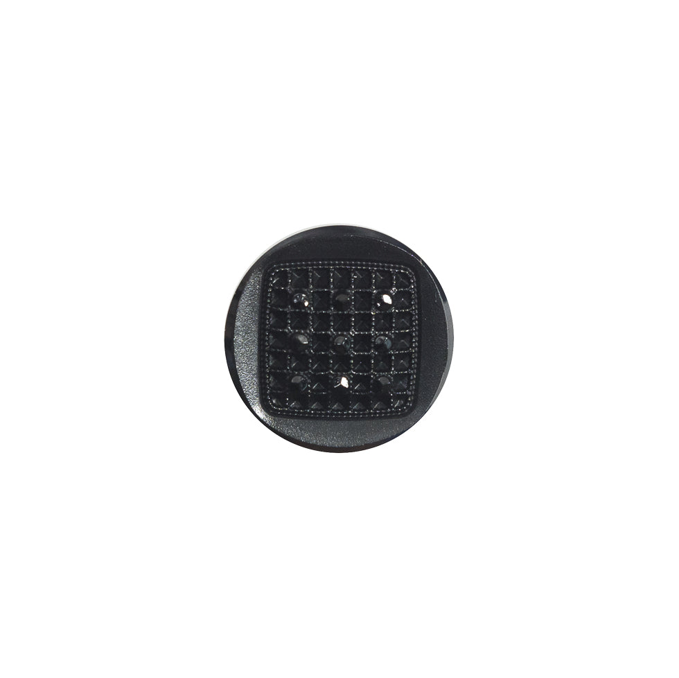 Italian Black Shank Back Plastic Button - 20L/12.5mm Italian Black Shank Back Plastic Button - 20L/12.5mm