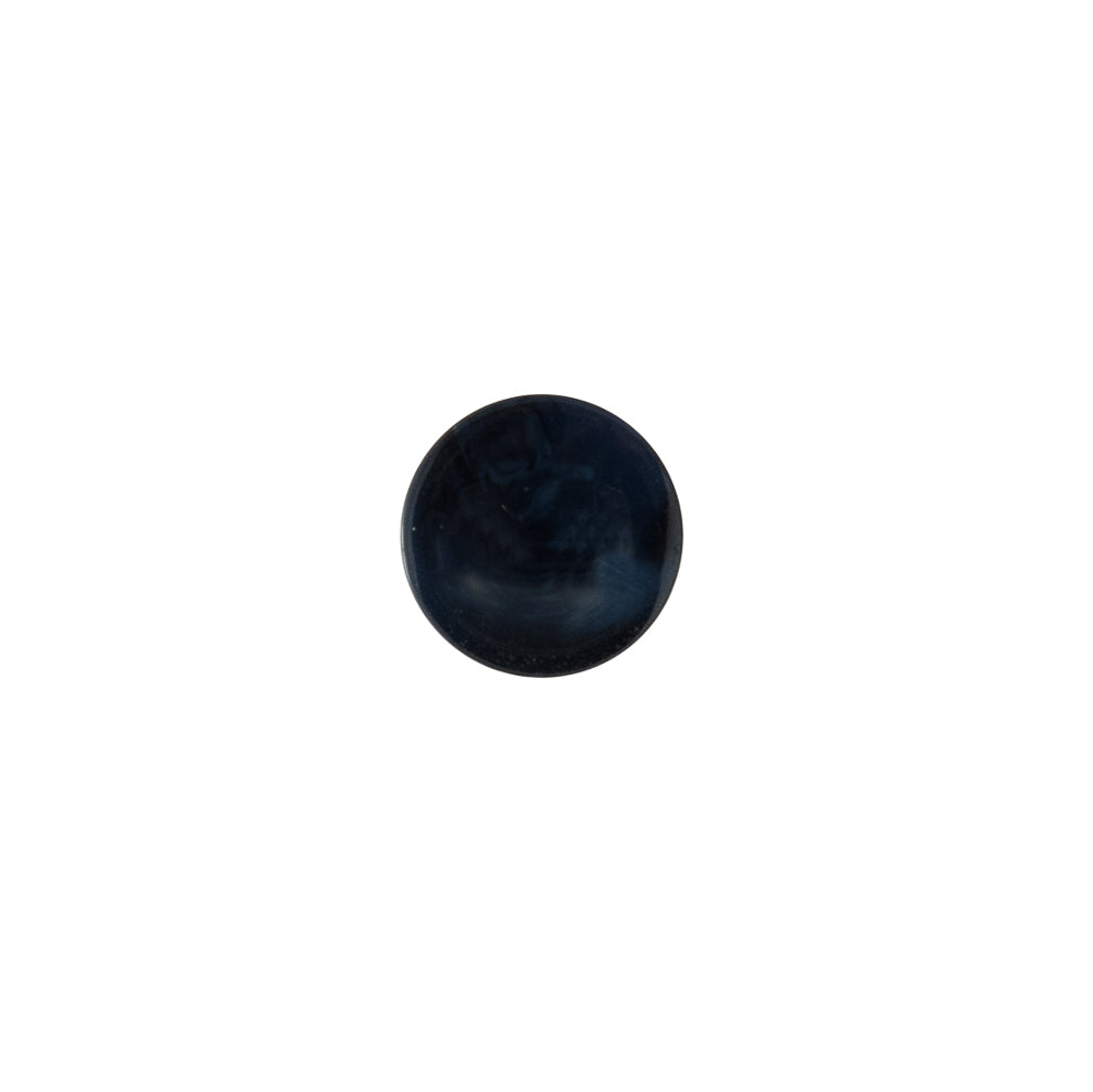 Italian Navy Glossy Shank Back Button - 16L/10mm Italian Navy Glossy Shank Back Button - 16L/10mm
