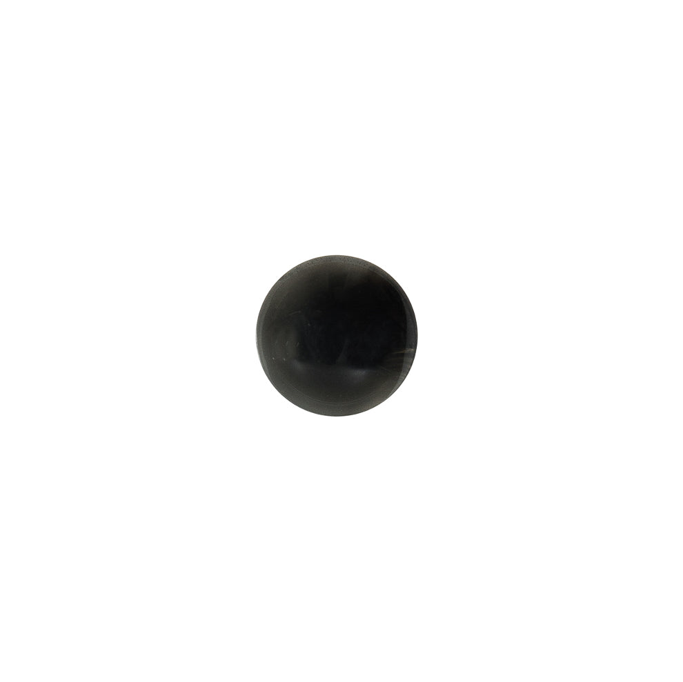 Italian Dark Gray Glossy Shank Back Button - 14L/9mm Italian Dark Gray Glossy Shank Back Button - 14L/9mm