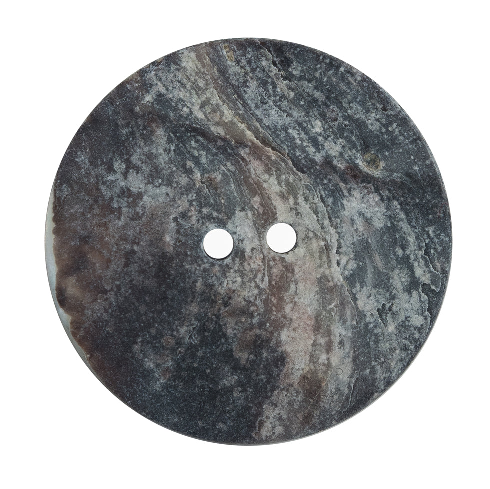 Italian Red 2-Hole Shell Button - 54L/34mm - Detail Italian Red 2-Hole Shell Button - 54L/34mm - Detail