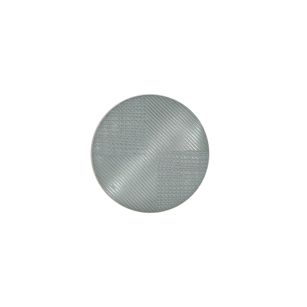 Italian Gray Plastic Shank Back Button - 24L/15mm Italian Gray Plastic Shank Back Button - 24L/15mm