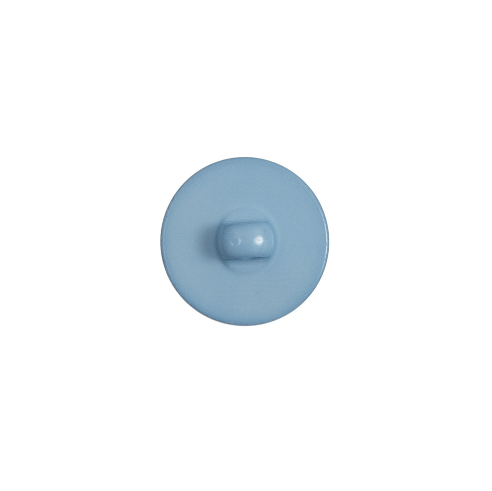 Italian Blue Plastic Shank Back Button - 20L/12.5mm Detail Italian Blue Plastic Shank Back Button - 20L/12.5mm Detail