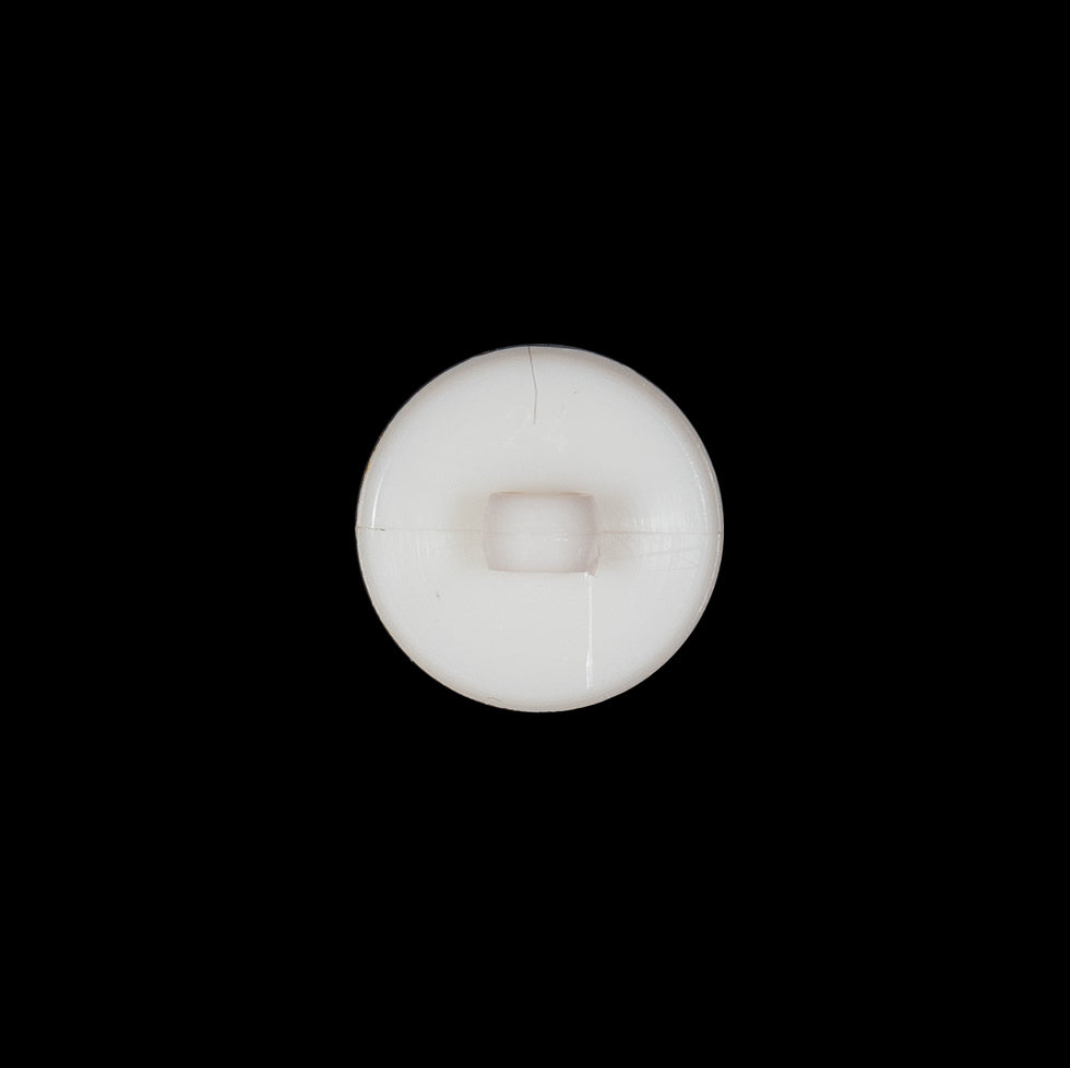 Italian Beige Floral Nylon Button with Rhinestone Center - 20L/12.5mm Detail Italian Beige Floral Nylon Button with Rhinestone Center - 20L/12.5mm Detail