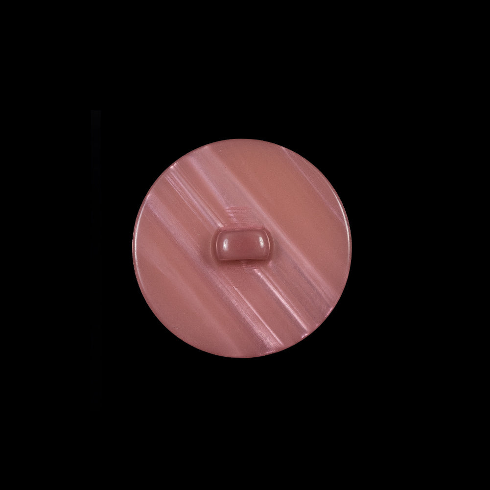 Luminous Italian Dusty Rose Shank Back Button - 32L/20mm - Detail Luminous Italian Dusty Rose Shank Back Button - 32L/20mm - Detail