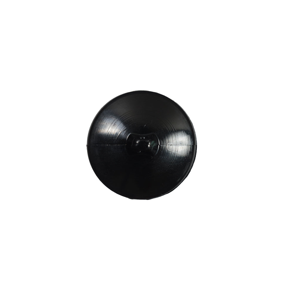 Italian Black Etched Shank Back Button - 24L/15mm - Detail Italian Black Etched Shank Back Button - 24L/15mm - Detail