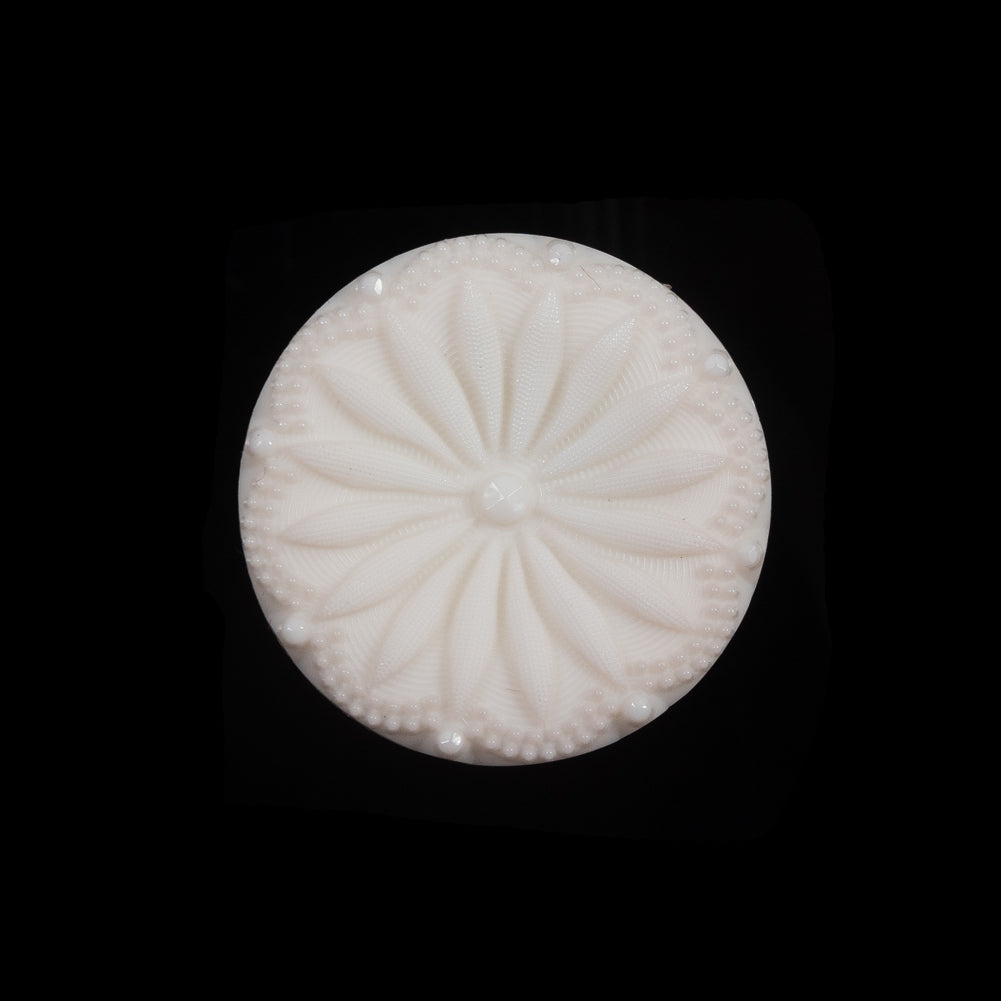 Italian Ivory Etched Shank Back Button - 36L/23mm Italian Ivory Etched Shank Back Button - 36L/23mm