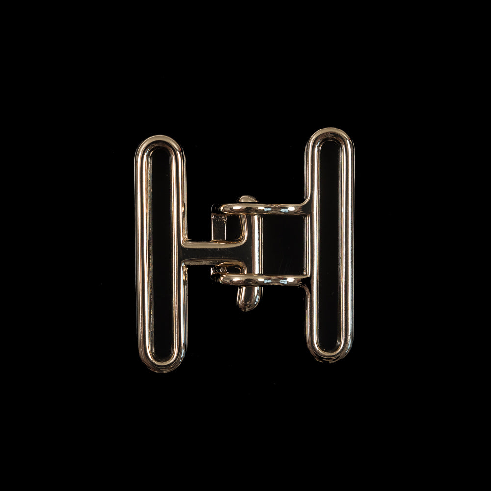 Italian Gold Buckle Closure - 1.625 x 1.75 - Detail Italian Gold Buckle Closure - 1.625 x 1.75 - Detail